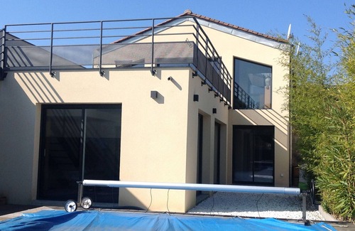 Le Bouscat House | Jolie Maison Contemporaine Avec Piscine et Spa