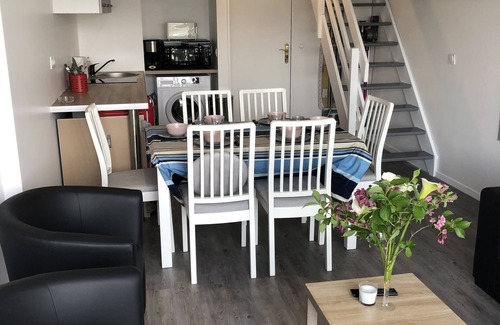 Hendaye Apartment | Residence sokoburu Sea and harbor view