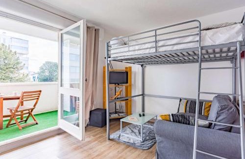 Biarritz Apartment | Studio moderne 2* avec balcon, parking, Wi-Fi - Quartier Larochefoucauld à Biarritz - FR-1-3-487