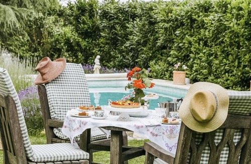 Pressigny House | 14th Century Stone Priory with a private pool