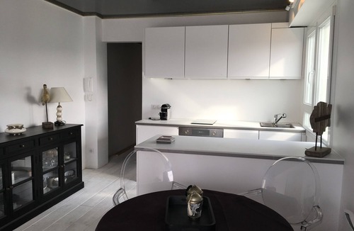 Arcachon Apartment | 180° sea view-Terrace-Rooftop-Plage-City center-Fiber-Netflix-Clim-Garage