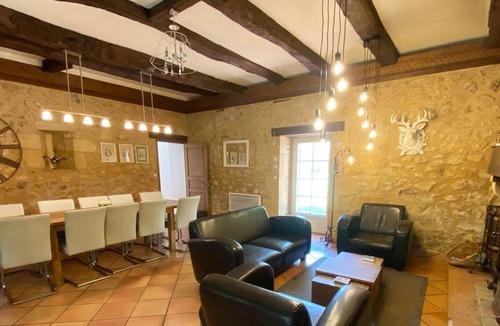Beaumont-du-Perigord House | 18thcentury stone mill,private,heated pool,spa, sauna & steam shower cabin.