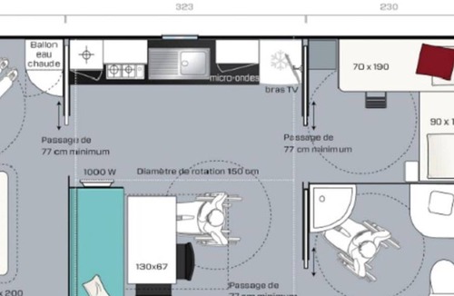 Saint-Jean-de-Luz House | 30 m² Mobile home ∙ 2 bedrooms ∙ 4 guests