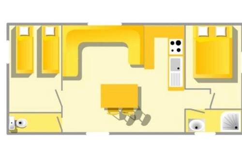 Saint-Georges-d'Oleron House | 32 m² Mobile home ∙ 2 bedrooms ∙ 6 guests