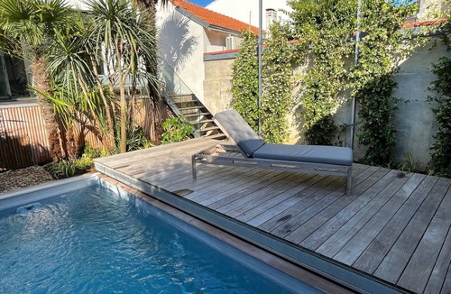 La Rochelle House | Air-conditioned villa with pool 5 minutes' walk from the old port and beach