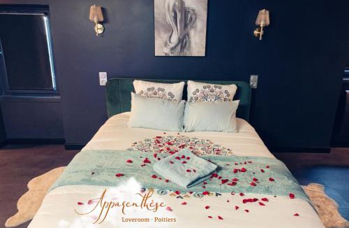 Poitiers Apartment | Apparenthèse Love Room Jacuzzi Sauna