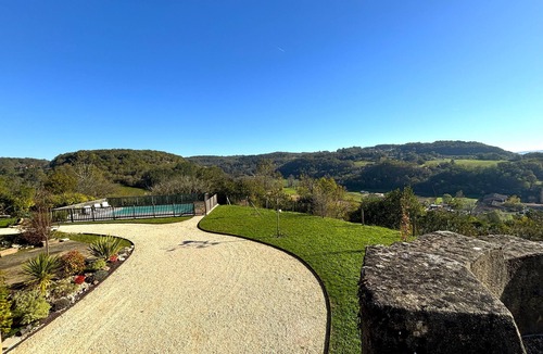 Saint-Cyprien House | Architect-designed house with heated pool & 5* view of village with all amenities
