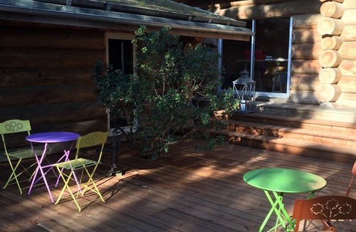Carcans Plage Ski Chalet | Authentic log in the heart of the pine forest for 10 people