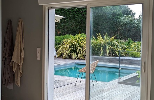 Bassussarry House | Beautiful and large neo-Basque house with heated swimming pool, not overlooked.