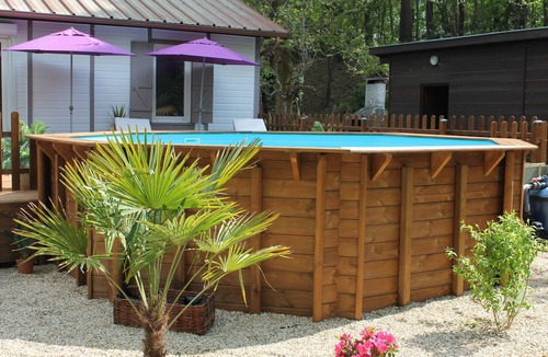 Biscarrosse Villa | Beautiful location on the lake heated pool jacuzzi Air conditioning and bicycles