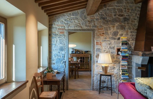 Bucine Villa | Beautiful private villa for 12 guests with WIFI, private pool, A/C, TV, patio and panoramic view
