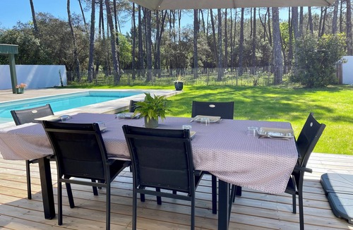 Labenne-Ocean House | Beautiful villa between beach and forest, with heated pool for a top vacation!