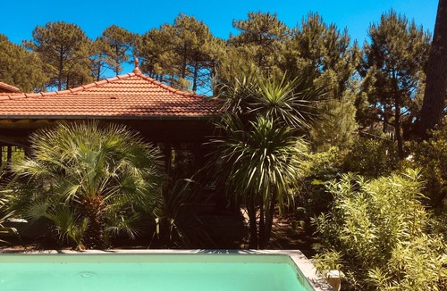 Le Canon House | Beautiful wooden contemporary house with swimming pool