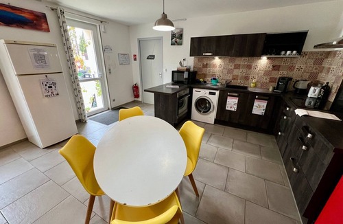 Lussac-les-Chateaux Apartment | Bedroom is a cosy house