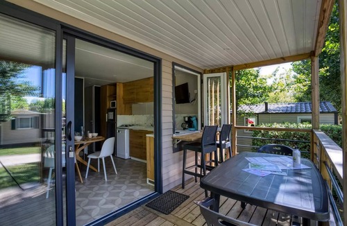 Saint-Vincent-de-Cosse House | Campsite Flower le Tiradou* - Mobile home Premium Living 3 rooms 4 people