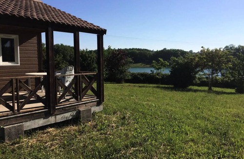 Razac-d'Eymet Ski Chalet | Campsite Les Chalets de Dordogne * - Chalet lake view 6 people