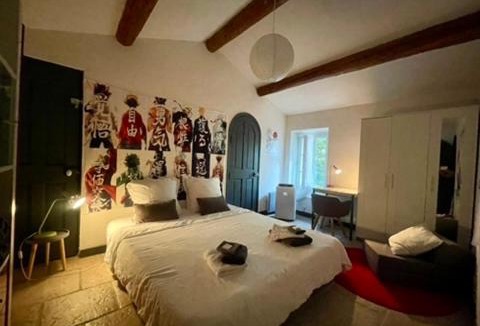 La Valette-du-Var House | Chambre d'Hôtes Kyoto et SdB privée dans une Bastide du XVIIe Siècle