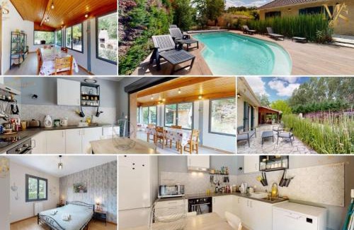 Saint-Laurent-des-Hommes House | Charmante maison avec parc arboré & piscine au sel