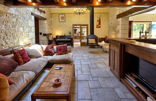 Carignan-de-Bordeaux Villa | Charming house with swimming pool, tennis, spa,hammam, sauna and fitness room