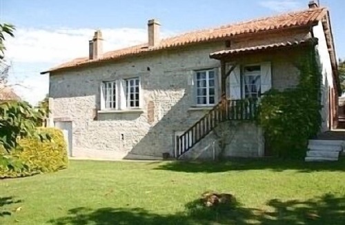 La Courade House | Converted Barn Private Fenced Pool Garden Covered Terrace Surrounded by Fields