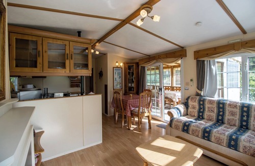 Chalais RV Rental | Cosy Mobile Home in a Quiet Setting, with Terrace and Shared Pool