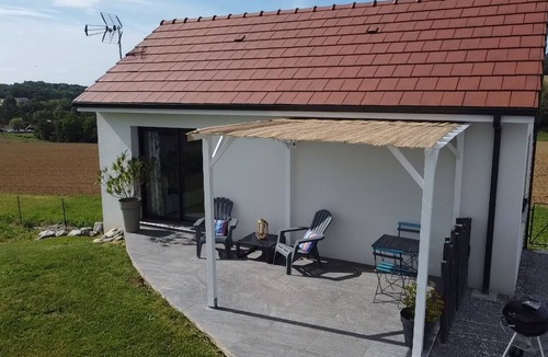 Laa-Mondrans House | Cottage between sea and mountains with private pool (and heated) - View Pyrenees