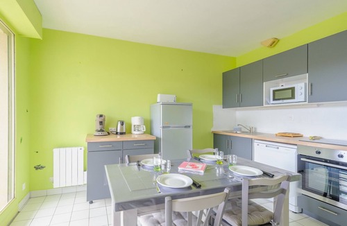 Quartier du Casino Apartment | Cozy 2-Bedroom Apartment with Sea View, Balcony, Pool, Tennis, and Private Parking Near Beach