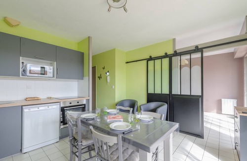 Quartier du Casino Apartment | Cozy 2-Bedroom Apartment with Sea View, Balcony, Pool, Tennis, and Private Parking Near Beach