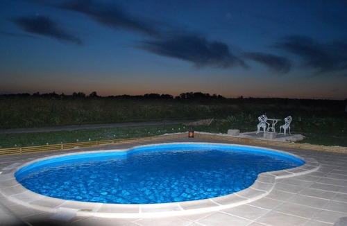 Saint-Aubin-de-Cadelech House | Detached Rural barn retreat set in open farm land -with private pool