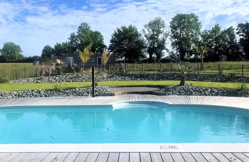 Verruyes House | Flower Camping Côté Lac * - Premium mobile home 2 bedrooms 32m² Covered terrace 12m² + LV + TV 4 people