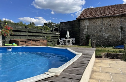 La Chapelle Montbrandeix House | Former rustic bakery, four bedrooms, with pool in idyllic village
