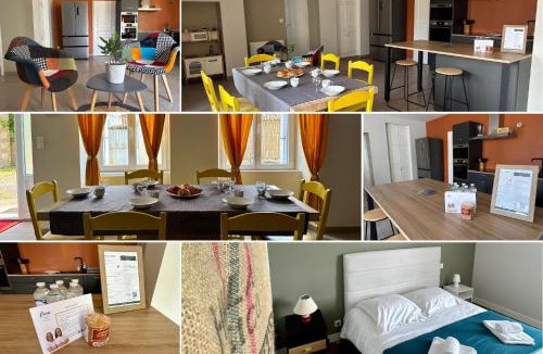 Airvault House | Gîte du Puits Olivier 10 personne chaleureux 3 étoiles