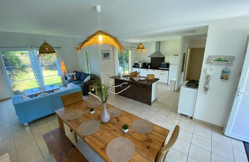 Vieux-Boucau-les-Bains House | HOUSE ECUREUIL, 90 m2 Family, Friends, Sportsmen, ALL WITHOUT DISTURBANCE, SEA, LAKE, VILLAGE
