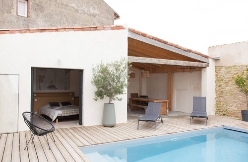 Dolus-d'Oleron House | L'Hirondelle et l'Instant, piscine privée