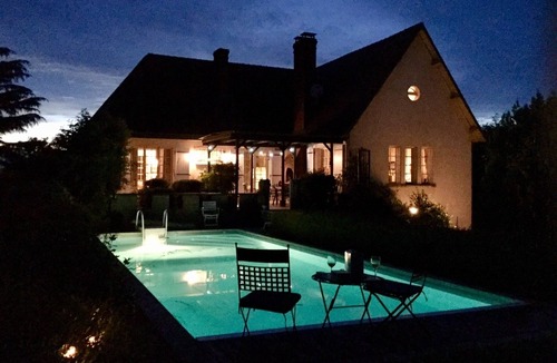 Jousse House | Large house over two floors with pool and gardens.