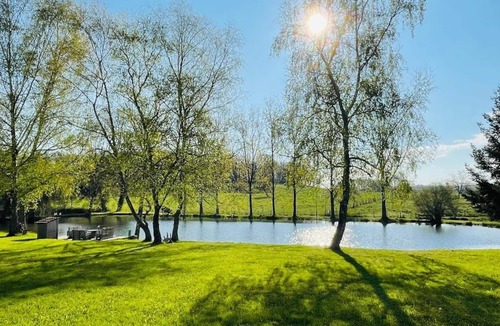 Saint-Amand-Magnazeix House | Le Gîte D'au, Piscine, Spa, Étang de Pêche Privé