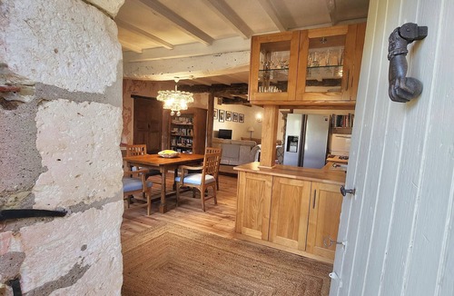 Celles Cottage | Le Grenier, a charming gîte on the side of a hill. Stunning views, stunning pool