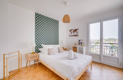 Saint Seurin - Fondaudege Apartment | Le Plein Ciel - Avec vue traversante sur Bordeaux