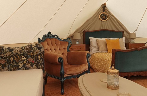Auzances Cabin | Luxury Bell Tent Glamping in the heart of rural France