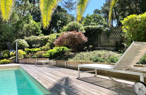Seignosse Villa | Luxury villa on Seignosse golf course, heated swimming pool, 2 terraces: golf & swimming pool