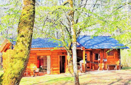 Les Farges House | Magnifique chalets en rondins avec SPA et Tipis en plaine Nature Environnement ressourçant au calme vue imprenable Lascaux SPA non disponible juillet et aout