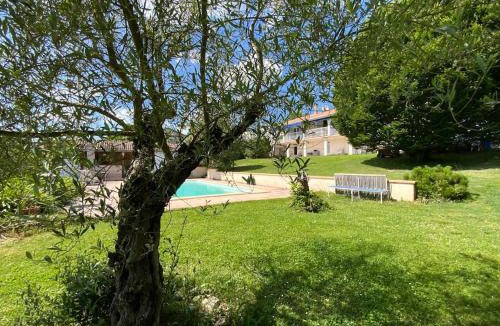 Roumagne Villa | Maison à 6 km de Eymet piscine chauffée.