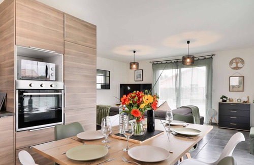 Parentis-en-Born House | Maison cosy avec piscine 6- 8 pers