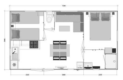 Genouille Other | Mobil home Bahia DUO Prenium