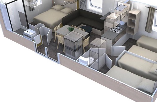 Genouille House | Mobile home ∙ 3 bedrooms ∙ 8 guests