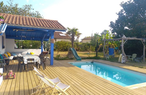 Ondres House | Ondres Plage, 4 bedroom house with swimming pool in a quiet area