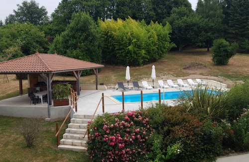 Bussiere-Galant House | Perfect for groups! Charming 8-bed w/Pool & Outdoor Kitchen in village