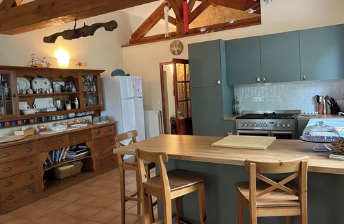 Saint-Privat-des-Pres House | Private farmhouse with large, heated salt water pool.