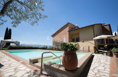 Montaione Villa | Private Villa with WIFI, A/C, private pool, TV, patio, panoramic view, close to San Gimignano