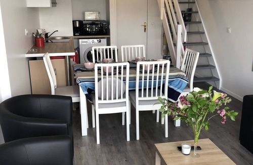 Hendaye Apartment | Residence sokoburu Sea and harbor view